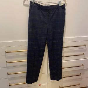 Wool plaid MM Lafleur ankle length pants